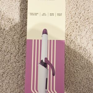 Purple and White Curling Iron